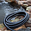 SPARES2GO Pond Hose Flexible Marine Filter Pipe Corrugated  + 2 Clamp Clips (51mm Diameter, 15M)