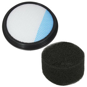 SPARES2GO Pre Motor + Foam Sponge Filter Kit compatible with Vax Blade Tiger TBT Series Vacuum Cleaner
