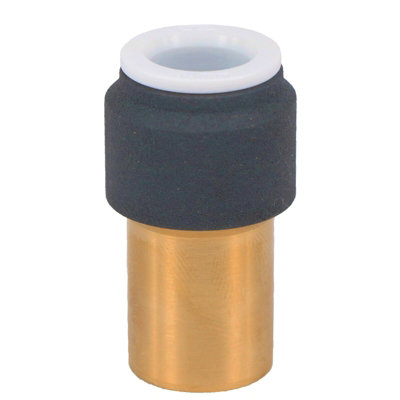 SPARES2GO Radiator Valve 15mm x 10mm Anthracite Pushfit Reducing ...
