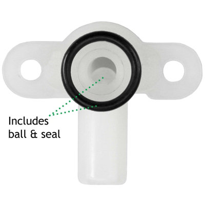 SPARES2GO Shower Pressure Relief Device PRD for TRITON Electric + Rubber O Ring Seal Ball