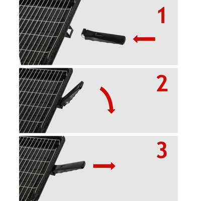 SPARES2GO Small Grill Pan, Rack & Detachable Handle for Zanussi Oven ...