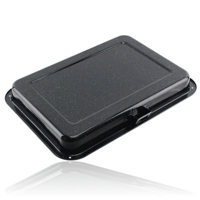SPARES2GO Small Grill Pan, Rack & Detachable Handle for Zanussi Oven ...
