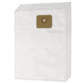 SPARES2GO SMS Dust Bags compatible with NILFISK Multi Wet & Dry 20 20T 30T Vacuum Cleaner x 5 Pack