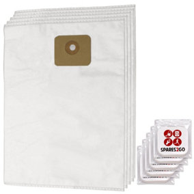 SPARES2GO SMS Dust Bags x 5 for NILFISK Multi Wet & Dry 20 20T 30T Vacuum + Fresh