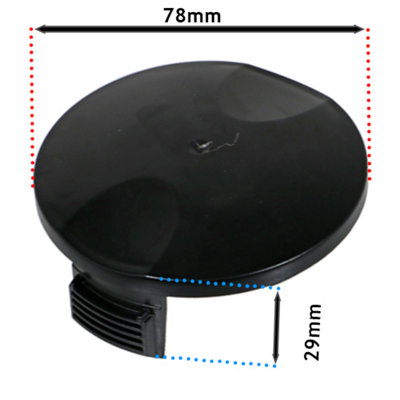 SPARES2GO Spool Line and Cap compatible with Ryobi RLT4027 RLT4125 ...