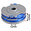 SPARES2GO Spool Line and Cover compatible with MacAllister GT2836 GT3037 MGTP430 MGTP600 Strimmer Trimmer