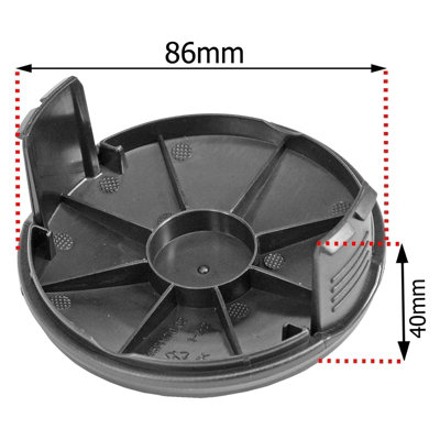 Couvercle + Bobine Pour Débroussailleuse - Compatible Allister MGTP430, GT2836, GT3037, MGTP600 - 4