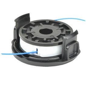SPARES2GO Spool Line and Cover compatible with MacAllister MGT430 Strimmer Trimmer (5m, 1.5mm)