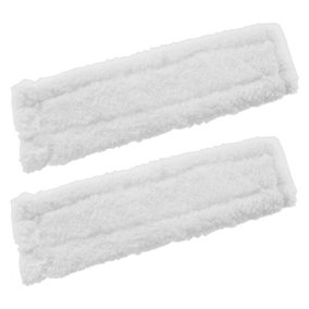 SPARES2GO Spray Bottle Glass Cleaner Pads compatible with Karcher WV50 WV55 WV60 WV65 WV70 WV7 Window Vac Vacuum (Pack of 2)