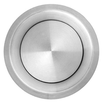 SPARES2GO Stainless Steel Round Ceiling Extractor Exhaust / Supply Wall Vent (6" / 150mm)