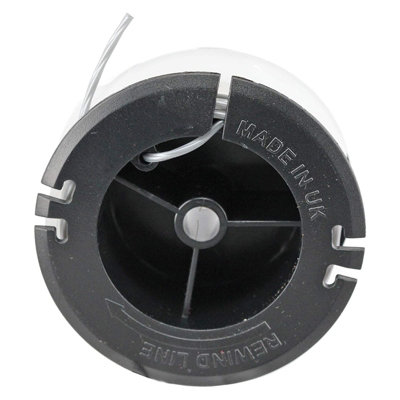 SPARES2GO Twin Feed Rasentrimmer-Faden & Spule – Für Bosch ART35, 1,5 Mm, 2x4 M