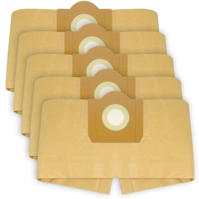 SPARES2GO Strong Dust Bags compatible with DeWalt DXV23PTA 23L DXV38S 38L DXV20PA 20L Wet Dry