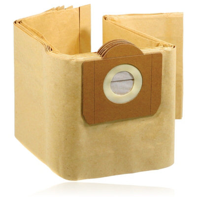 SPARES2GO Strong Dust Bags compatible with DeWalt DXV23PTA 23L DXV38S 38L DXV20PA 20L Wet Dry Vacuum Cleaner Pack of 5