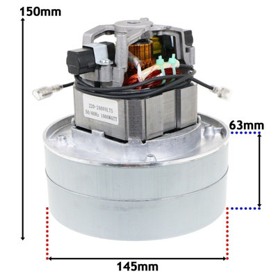 Spares2go - Ruota Anteriore Doppia Con Rotelle Per Aspirapolvere Numatic Henry, Hetty, James, Basil (40 Mm, Albero Corto)