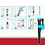 SPARES2GO Toilet Cistern Fill Valve Universal 1/2" BSP Adjustable Water Float Inlet (Bottom Entry)