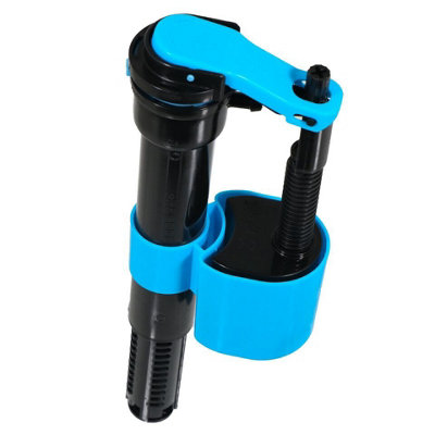 SPARES2GO Toilet Cistern Fill Valve Universal Dual Height Adjustable 4-in-1 Water Float Kit (Bottom or Side Entry)