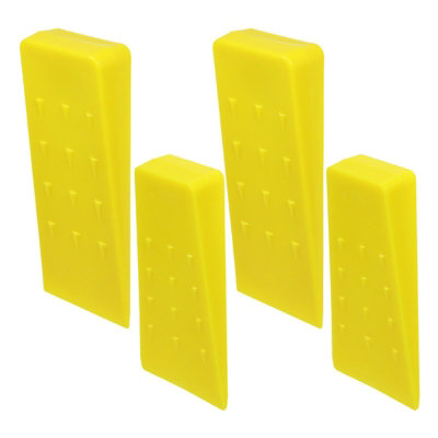 SPARES2GO Tree Felling Wedge Kit 5.5" 8" Heavy Duty Chainsaw Log Wood Cutting Blocks (4 Pack)