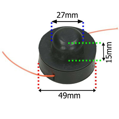 Spares2go Fadenspule Für McCulloch Rasentrimmer – 2,4 Mm, 20 M, Passend Für Viele Cabrio & Elite Modelle