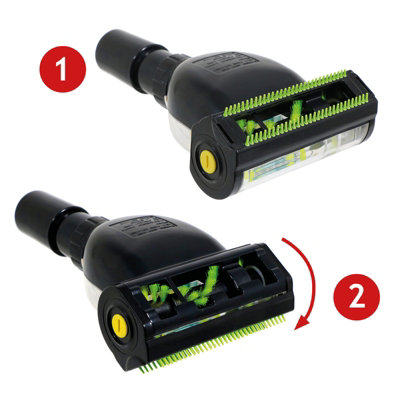 SPARES2GO Brosse à épousseter 2 en 1 compatible avec Shark