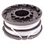 SPARES2GO Twin Line Spool compatible with Spear & Jackson S3525ET Strimmer Trimmer (Pack of 2)