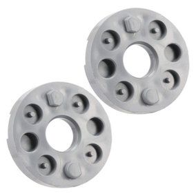 SPARES2GO Two Peg Blade Height Spacers compatible with Qualcast MEH33 Lawnmower (Pack of 2)