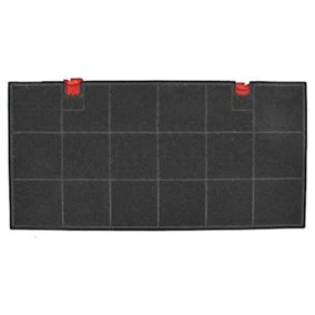SPARES2GO Type 150 Charcoal Carbon Filter compatible with AEG Cooker Hood Vent (435 x 217 x 28 mm)