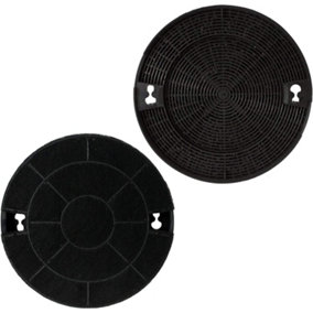 SPARES2GO Type DO29 Carbon Charcoal Filters compatible with Indesit Cooker Hood / Kitchen Vent Extractor (Pack of 2)