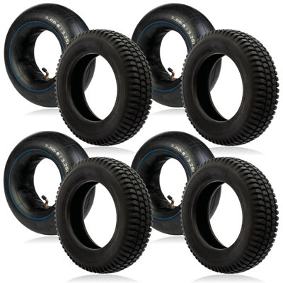 SPARES2GO Tyre 3.00 x 8 Mobility Scooter for UNIVERSAL 300x8 x 4 + Inner tube 8 inch  x 4