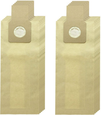 SPARES2GO U2E U20E Type Upright Vacuum Cleaner Dust Bags compatible