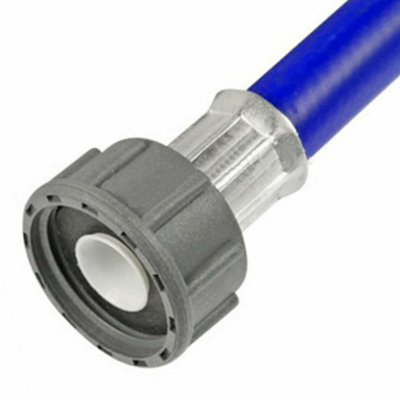 Spares2go Tubo Di Carico Per Acqua Fredda Per Lavatrice - Universale, Lunghezza 1,5 Metri, Con Raccordo Dritto E A 90° - Adatto A Tutte Le Marche, Ricambio Originale