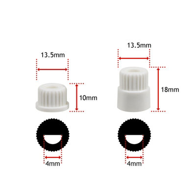 SPARES2GO Control Button Compatible with Falcon Oven Cooker (Pack of 4