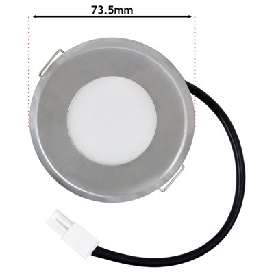 SPARES2GO Universal Cooker Hood LED Lamp Bulb (73.5mm, 1.6W)