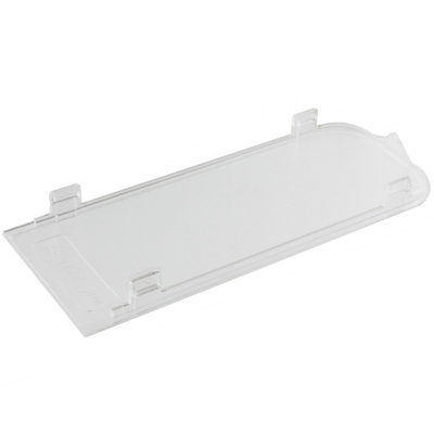 SPARES2GO Universal Cooker Hood Vent Extractor Light Diffuser / Lens Cover Plate (170mm x 67mm)