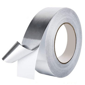 SPARES2GO Universal Dishwasher Aluminium Foil Anti Condensation Worktop Tape (50mm x 45m)