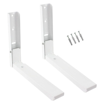 SPARES2GO Universal Extendable Wall Mounting Brackets for Microwave