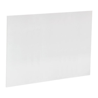 SPARES2GO Clear Plastic Salad Crisper Cover Shelf For LG Fridge - 520x350mm, Cut-to-Size-1127116