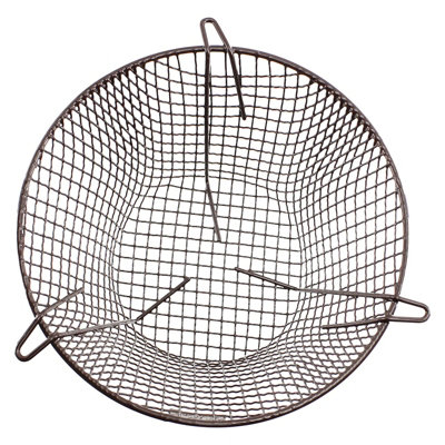 SPARES2GO Universal K3 Plastic Coated Terminal Guard Round Boiler Flue Cage (11'' / 280mm) Brown