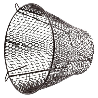 SPARES2GO Universal K6 Plastic Coated Terminal Guard Round Boiler Flue Cage (11.5'' / 290mm) Brown