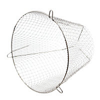 SPARES2GO Universal Stainless Steel Terminal Guard Round Boiler Flue Cage (11.5'' / 295mm K6)