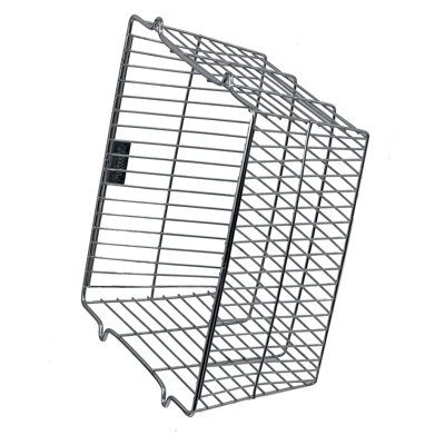 SPARES2GO Universal Steel Terminal Guard Square Boiler Flue Cage (11" x 10" x 5")