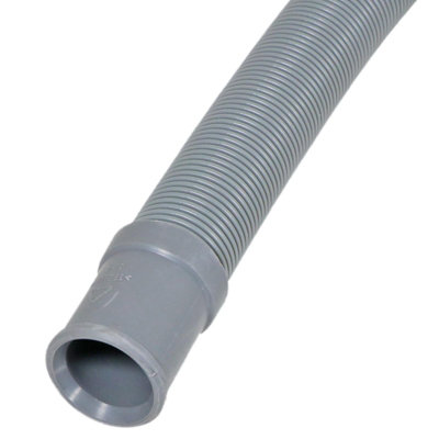 SPARES2GO Drain Outlet Hose & Clip Kit For White Knight Dishwasher 2 5m 30mm 22mm