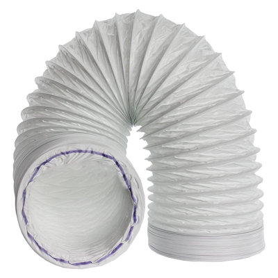 SPARES2GO Universal Vent Hose for Air Conditioner Conditioning 3m 5" Extension Pipe
