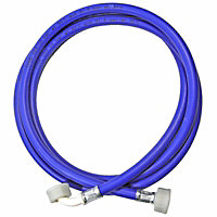 SPARES2GO Universal Washing Machine / Dishwasher Fill Hose Cold Water Inlet Feed Pipe (2.5 Metre)