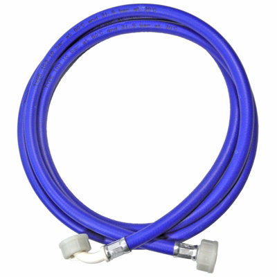 SPARES2GO Universal Washing Machine / Dishwasher Fill Hose Cold Water Inlet Feed Pipe (2.5 Metre