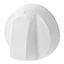 SPARES2GO Universal White Control Knobs for All Makes and Models of Oven Cooker & Hob (Pack of 4)