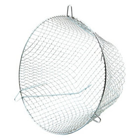 SPARES2GO Universal Zinc Coated Terminal Guard Round Boiler Flue Cage (11'' / 280mm)