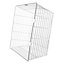 SPARES2GO Universal Zinc Coated Terminal Guard Square Boiler Flue Cage (14'' x 14'' x 8'')