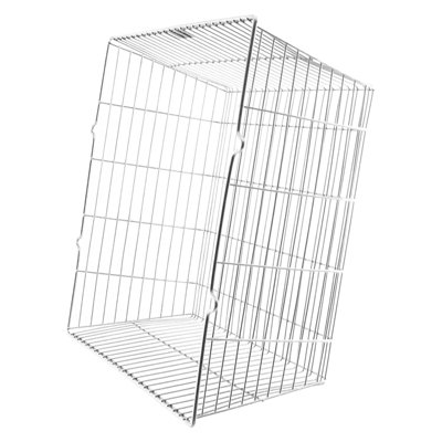SPARES2GO Universal Zinc Coated Terminal Guard Square Boiler Flue Cage (18'' x 18'' x 7'')