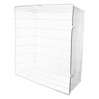 SPARES2GO Universal Zinc Coated Terminal Guard Square Boiler Flue Cage ...