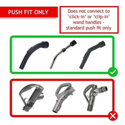 Metal Tube Extension Rod For Dreame R10 R20 R30 T20 T30 V6 V8 V10 Z30 H10 Accessoires Pour Aspirateur Main Noir